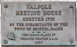 Walpole, ME Meetinghouse